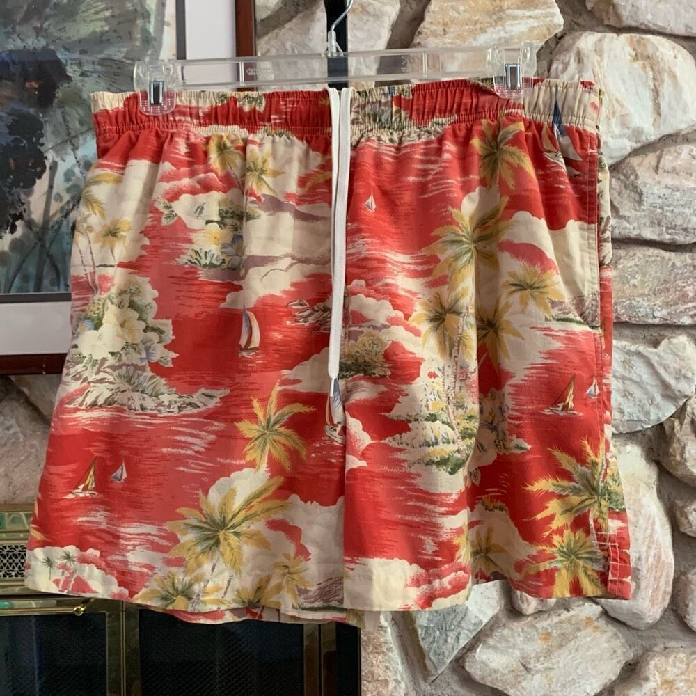 👔Men’s Lands End swim trunks size Large